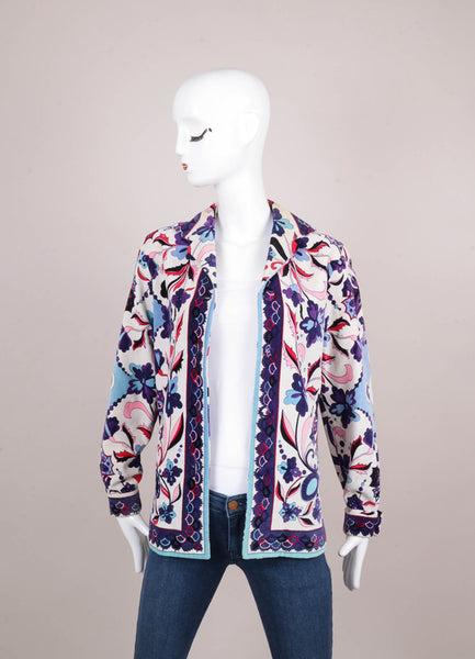 Pink, Purple, and Blue Floral Jacket