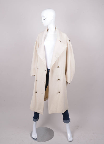 Cream Cashmere Coat