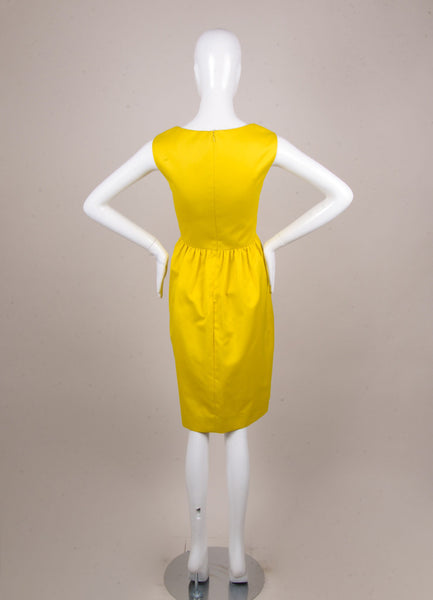 Yellow Sleeveless Dress