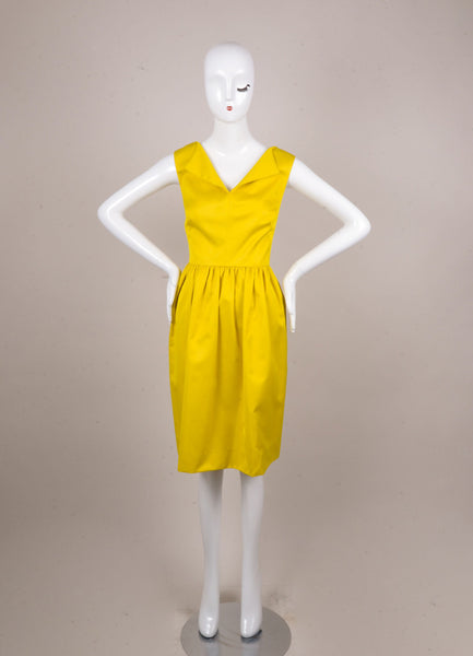 Yellow Sleeveless Dress