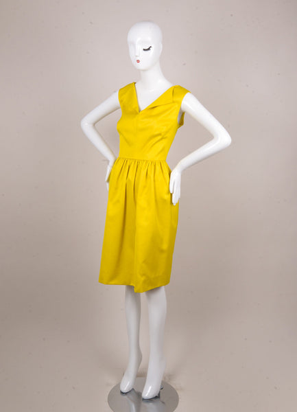 Yellow Sleeveless Dress