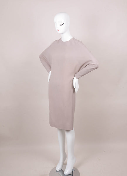 New Grey Dolman Sleeve Shift Dress