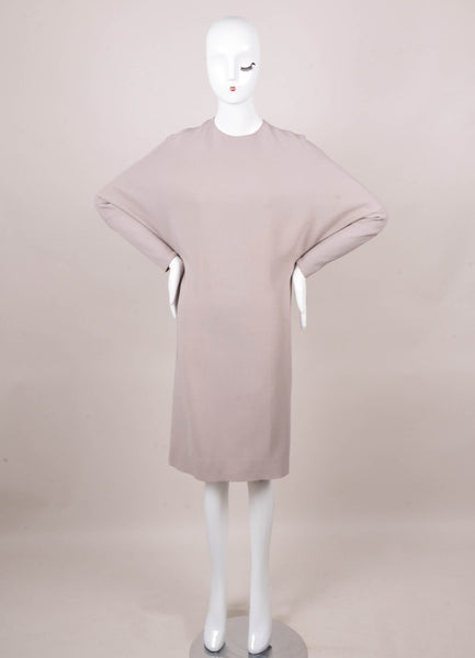 New Grey Dolman Sleeve Shift Dress