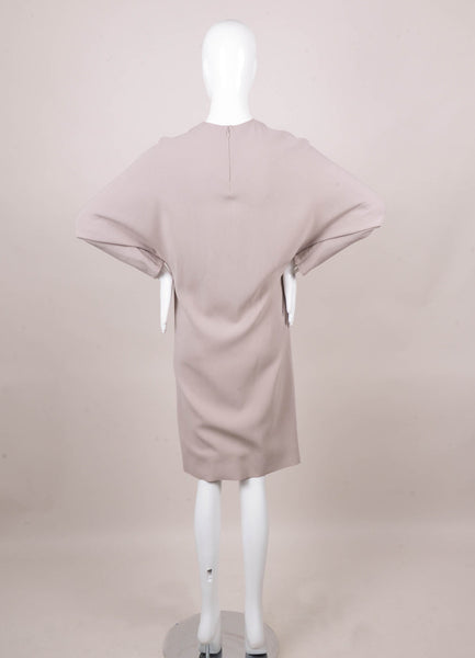 New Grey Dolman Sleeve Shift Dress