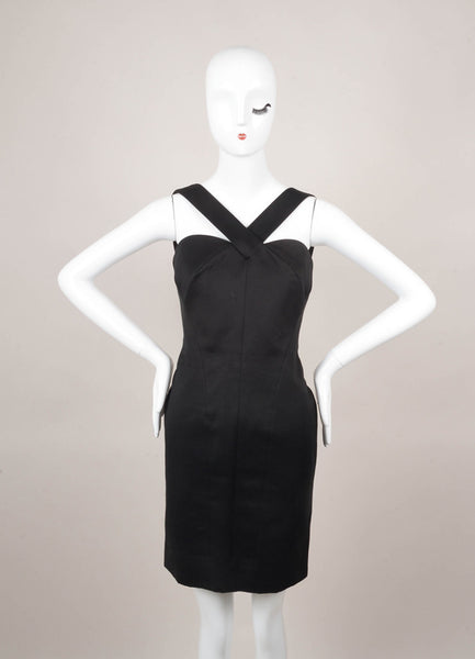 Black Sleeveless Cotton Dress