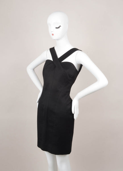 Black Sleeveless Cotton Dress