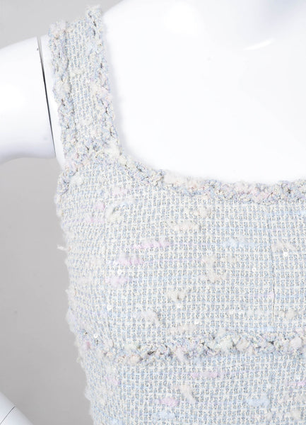 Knit Sequin Detail Sleeveless Dress