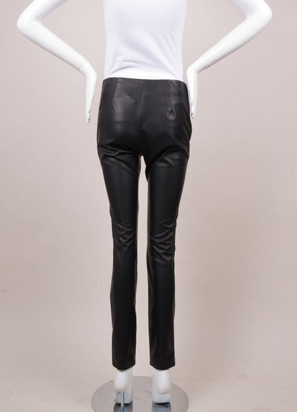 Black Faux Leather Leggings