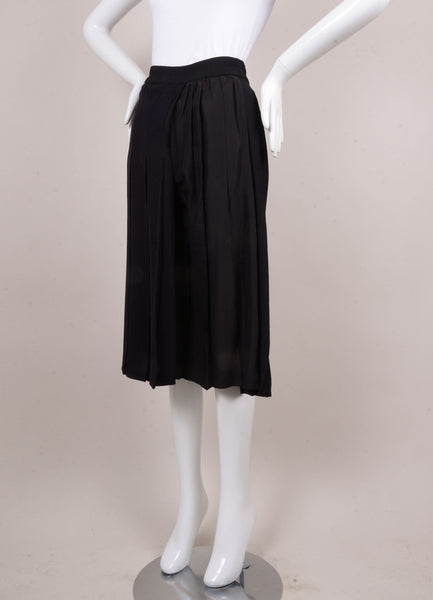 Black Pleated Skirt