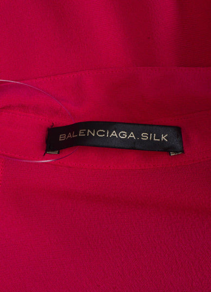 Hot Pink Silk Tunic Dress