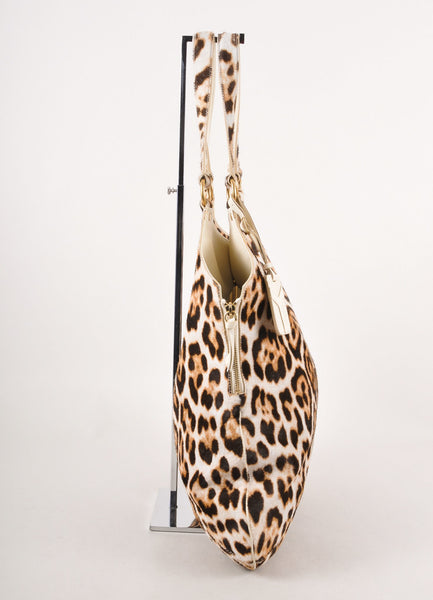 Leopard Print Ponyhair Tribute Tote Bag