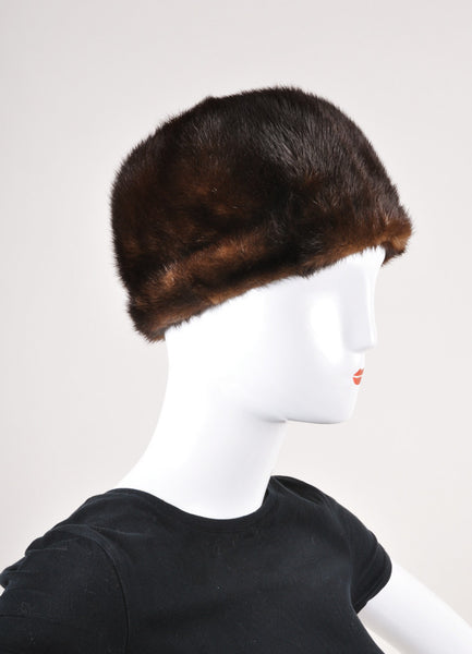 Vintage Brown Fur Hat