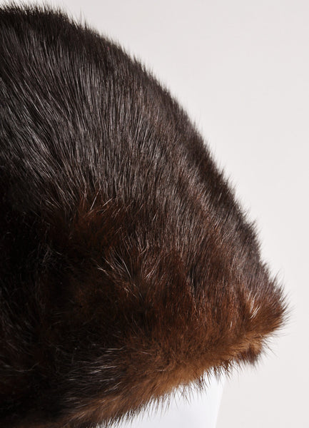 Vintage Brown Fur Hat