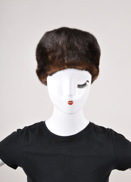 Vintage Brown Fur Hat