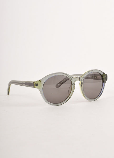 Green Round Frame Sunglasses