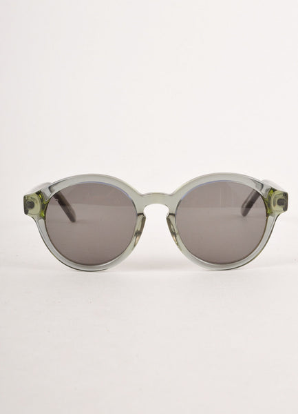 Green Round Frame Sunglasses