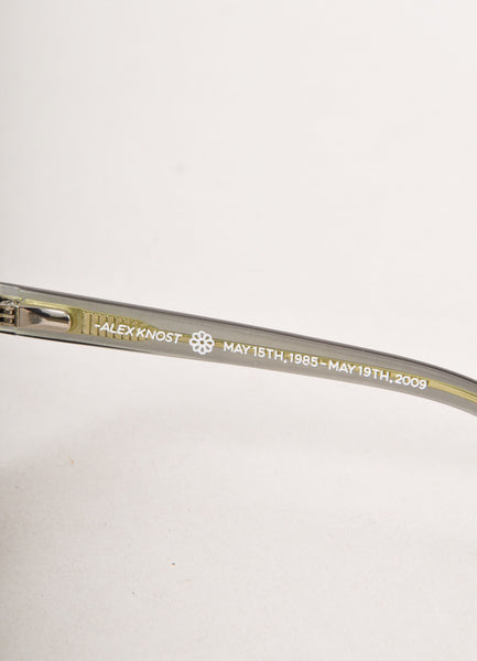 Green Round Frame Sunglasses