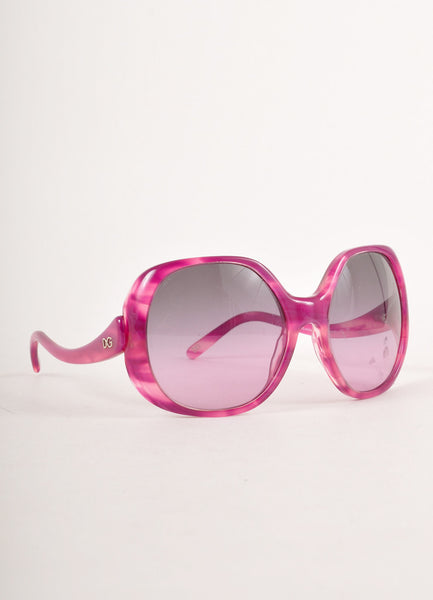 Purple Oversized "DG" Sunglasses