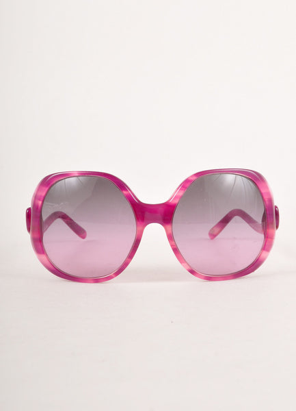 Purple Oversized "DG" Sunglasses