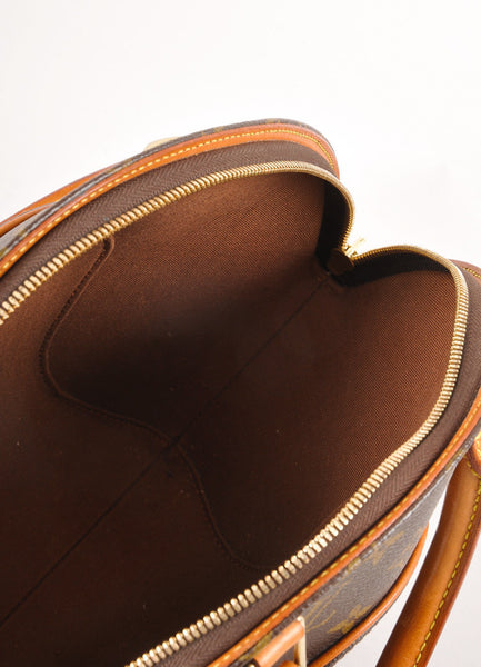 Brown Monogram Canvas Structured "Ellipse PM" Bag