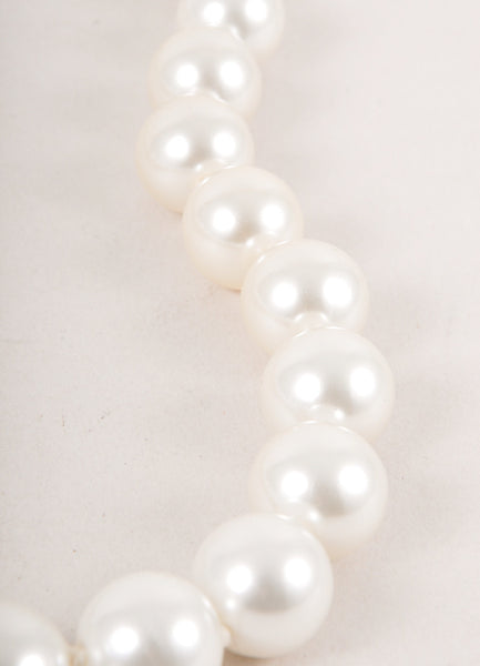 Large Faux Pearl Necklace