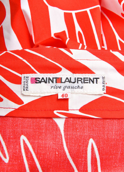 Red and White Patterned Mid Sleeve Buttoned Maxi Dress