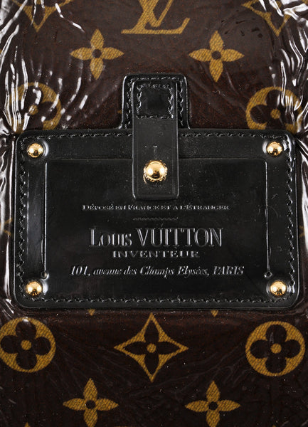 Limited Edition Brown Monogram Shearling "Thunder" Tote Bag