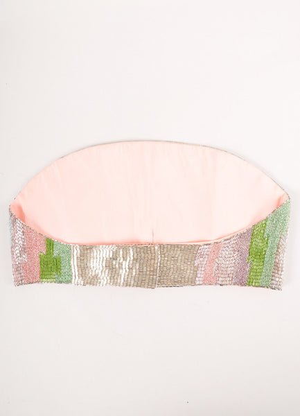 Multicolor Beaded Wide Belt