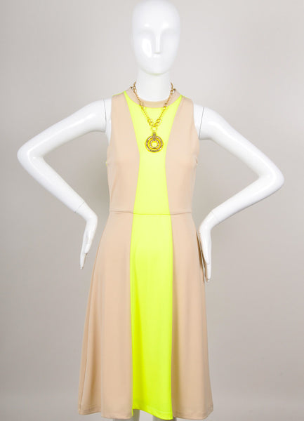 New With Tags Color Block Sleeveless Jersey Dress