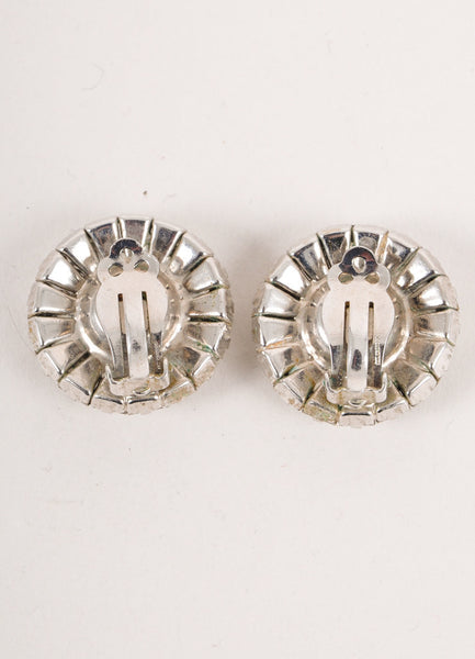 Round Rhinestone Earrings