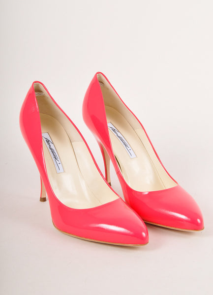 New Hot Pink Patent Leather Pumps