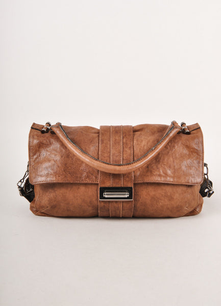 Brown Leather Crossbody Bag