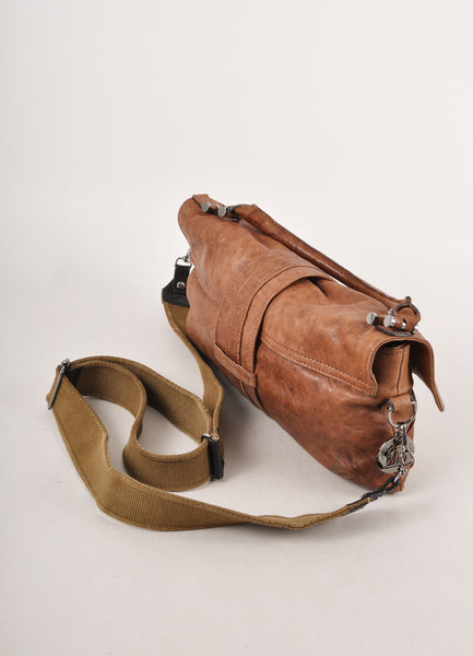 Brown Leather Crossbody Bag