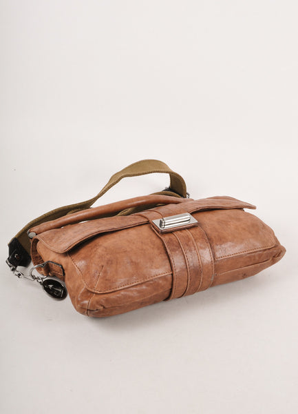 Brown Leather Crossbody Bag