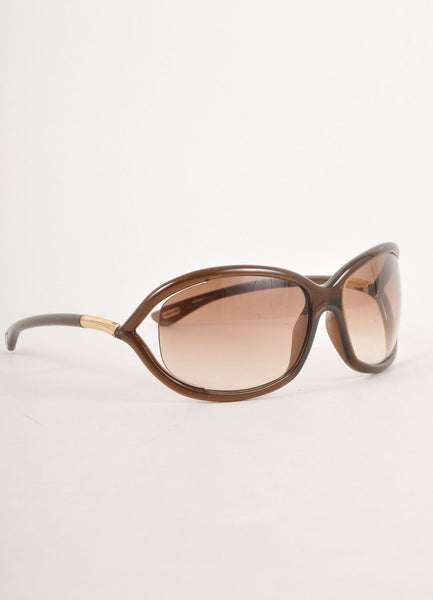 Brown and Gold "Jennifer" Sunglasses