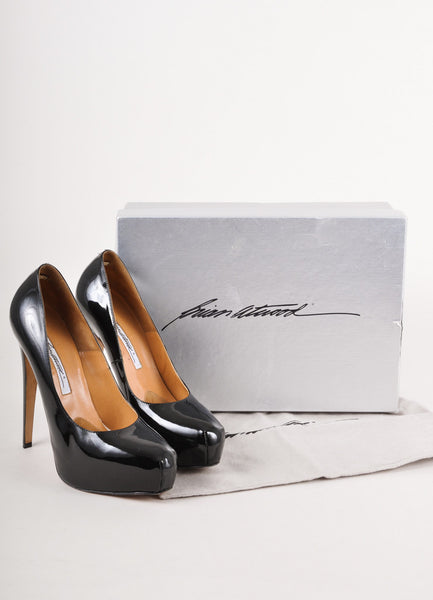 Black Patent Leather Pumps