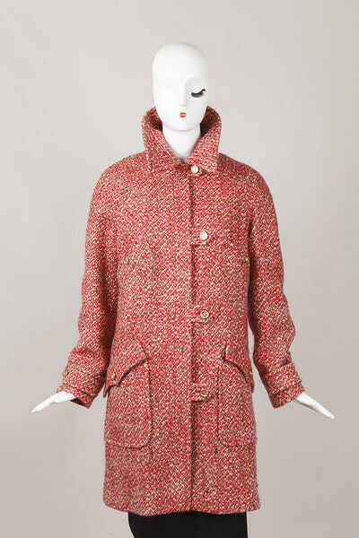 Wool and Silk Woven Coat