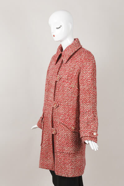 Wool and Silk Woven Coat