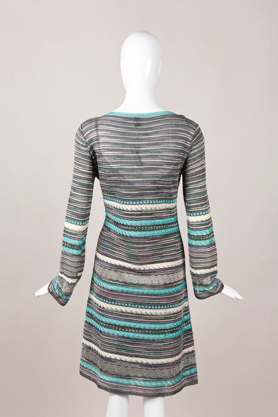 Metallic Knit Dress