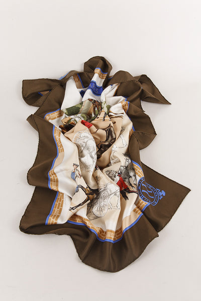 Equestrian "Les Haras Nationaux" Scarf