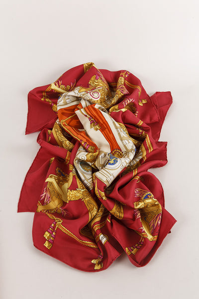 Silk Opera Printed Scarf