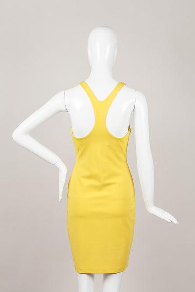 Yellow Racerback Tank Dress