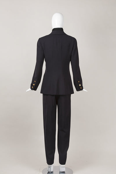 Navy Jacket and Pant Suit Set