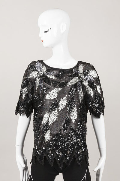 Metallic Sequin Top