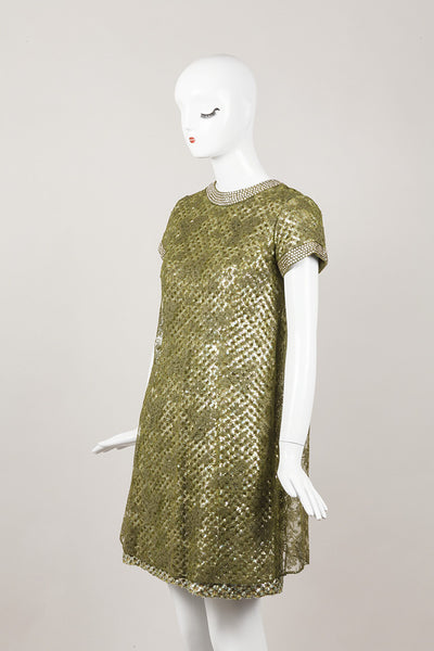 Green Sequin Dress