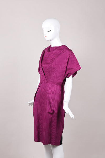 Purple Structured Dress