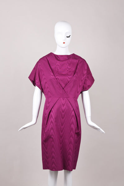 Purple Structured Dress