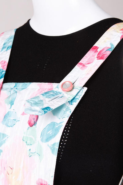 Floral Print Overalls