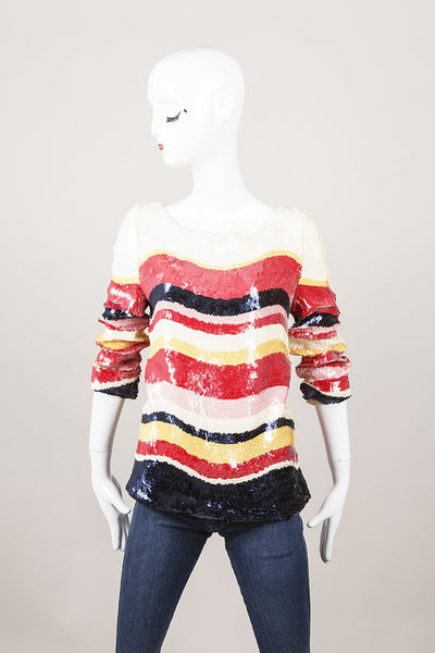 New with Tags Multicolor Sequin Top