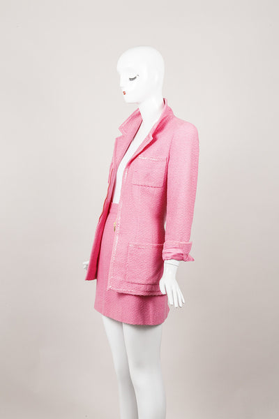 Hot Pink Skirt Suit